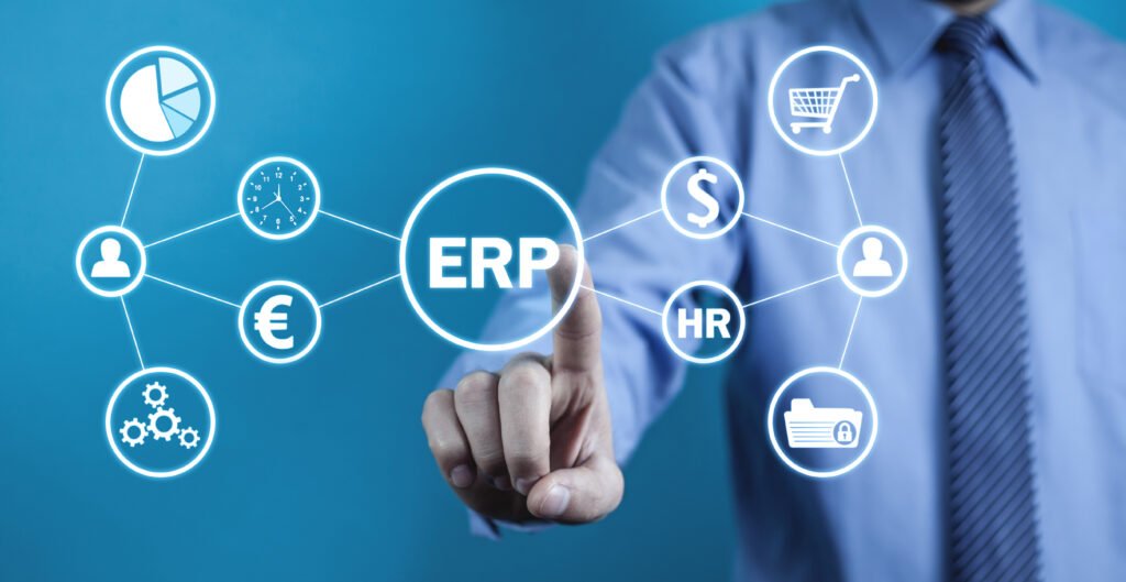 Enterprise resource planning. Business concept